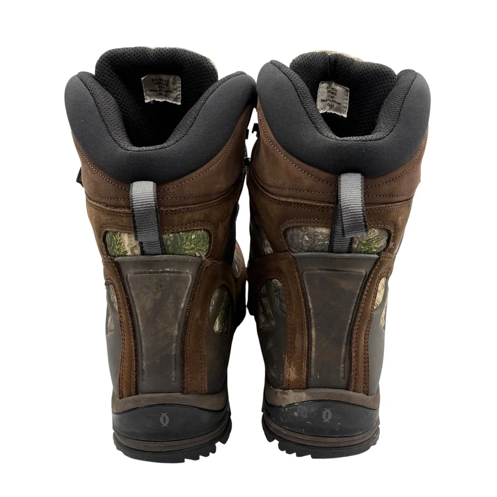 Cabelas Hunting Boots Mens 14M Camo Brown Good Gore-Tex Waterproof Insulated